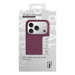 Ideal of Sweden Soft Swirl MagSafe Case Velvet Plum for iPhone 18 Pro/17 Pro