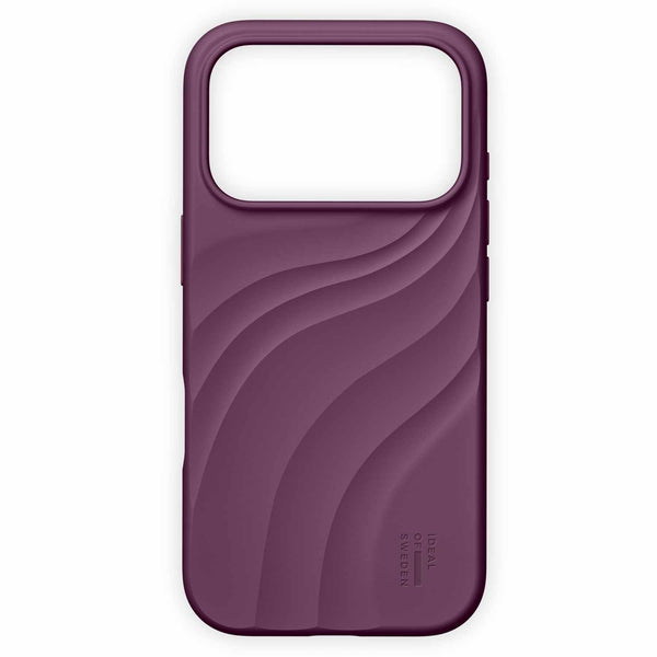Ideal of Sweden Soft Swirl MagSafe Case Velvet Plum for iPhone 18 Pro Max/17 Pro Max