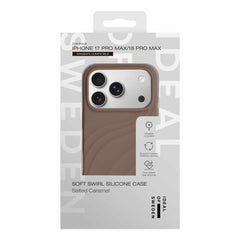 Ideal of Sweden Soft Swirl MagSafe Case Salted Caramel for iPhone 18 Pro Max/17 Pro Max