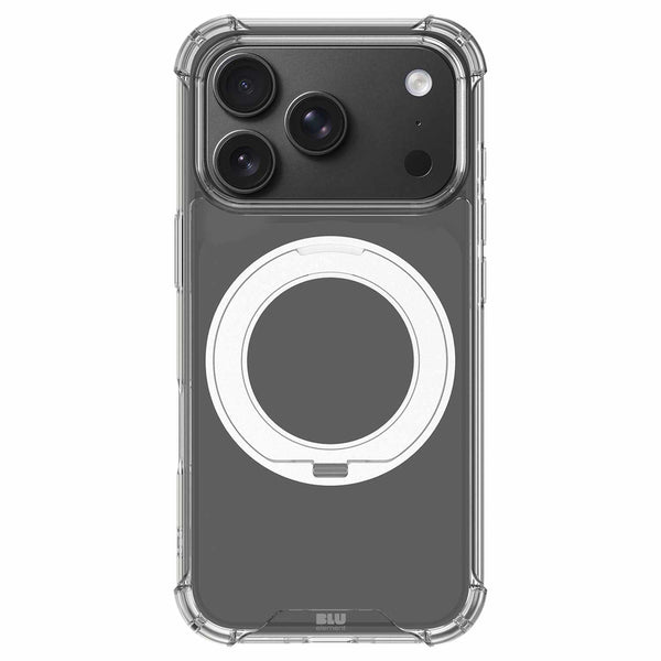 Blu Element DropZone Rugged MagSafe w/360 Degree Rotatable Kickstand Case Clear for iPhone 18 Pro/17 Pro