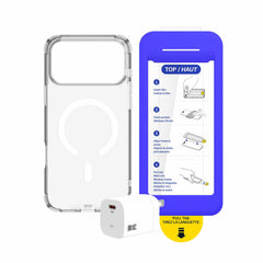 Blu Element Total Protection MagSafe Bundle 3 Pack Clear for iPhone 18 Pro Max/17 Pro Max