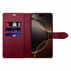 Blu Element Folio 2-in-1 Case Burgundy for iPhone 18 Pro Max/17 Pro Max