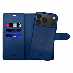Blu Element Folio 2-in-1 Case Lazuli Blue for iPhone 18 Pro Max/17 Pro Max