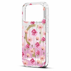 Ideal of Sweden Mirror MagSafe Case Rose Blush Floral for iPhone 18 Pro Max/17 Pro Max