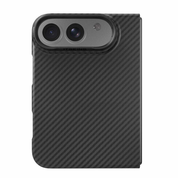 ITSKINS Supreme_R Eclipse Stand MagSafe Case Black for iPhone Duo
