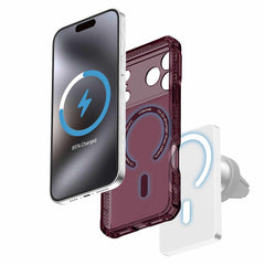 ITSKINS Hybrid_R Vapor MagSafe Case Plum for iPhone 18 Pro Max/17 Pro Max