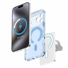 ITSKINS Hybrid_R Vapor MagSafe Case Light Blue for iPhone 18 Pro Max/17 Pro Max