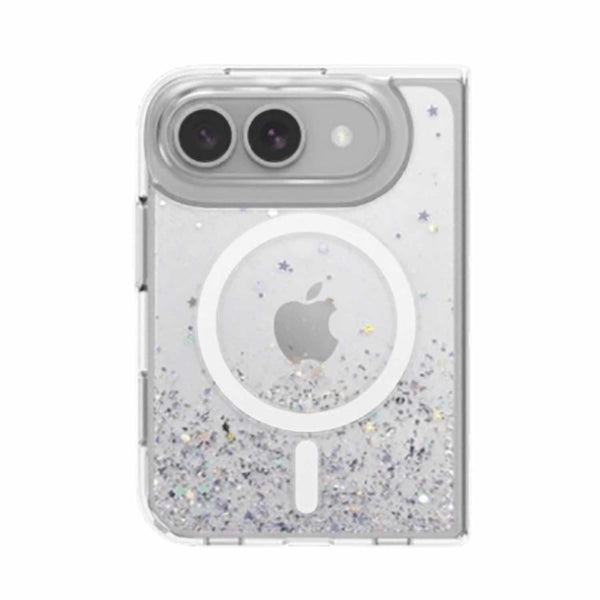 SwitchEasy Starfield M3D Glitter Protective Case Transparent for iPhone Duo
