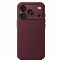 Apple Silicone Case with MagSafe Burgundy for iPhone 18 Pro