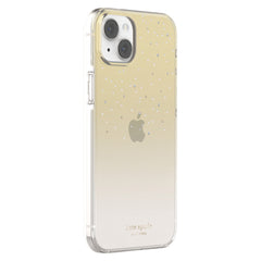 Kate Spade Protective Hardshell Case Gold Metallic Ombre for iPhone 14 Plus