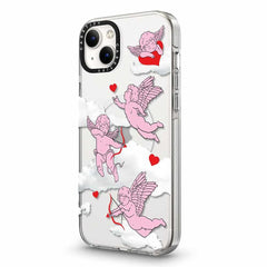 Casetify Impact Clear Case with MagSafe Cherubs for iPhone 14 Plus