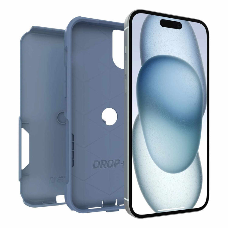 OtterBox Commuter Protective Case Crisp Denim for iPhone 15 Plus/14 Plus
