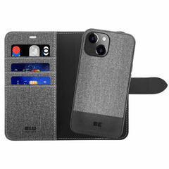 Blu Element Folio 2-in-1 Case Gravity Grey for iPhone 17e/16e/15/14/13