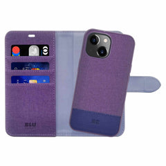 Blu Element Folio 2-in-1 Case Purple Haze for iPhone 16e/15/14/13