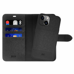 Blu Element Folio 2-in-1 MagSafe Case Black for iPhone 16e/15/14/13
