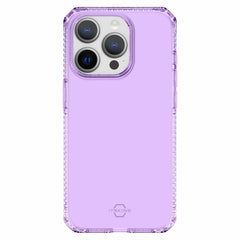 ITSKINS Spectrum_R Clear Case Light Purple for iPhone 15 Pro Max
