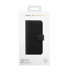 Ideal of Sweden Magnet Wallet+ Black for iPhone 15 Plus