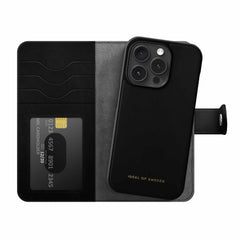 Ideal of Sweden Magnet Wallet+ Black for iPhone 15 Pro