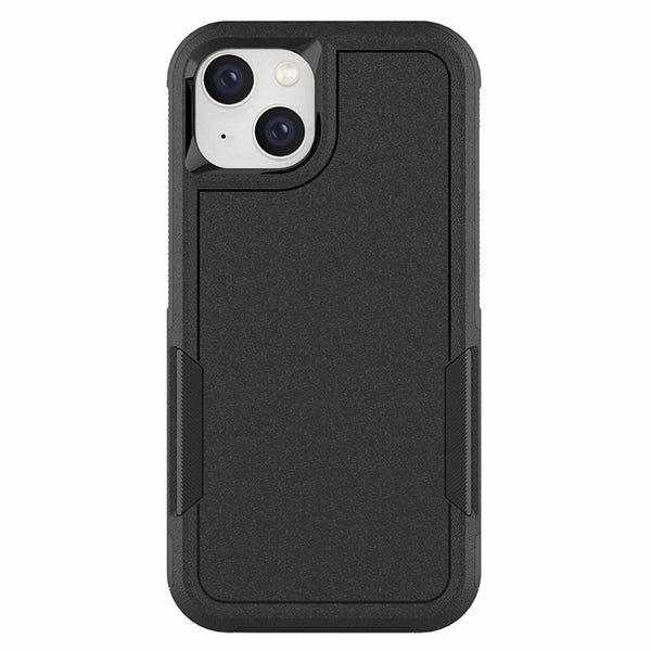 Bulk Packaging Generic Rugged Case Black for iPhone 14/13