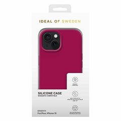 Ideal of Sweden Silicone Case MagSafe Magenta for iPhone 15