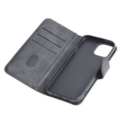 Blu Element Vegan Leather Folio Wallet Case Black for iPhone 16e/15/14/13