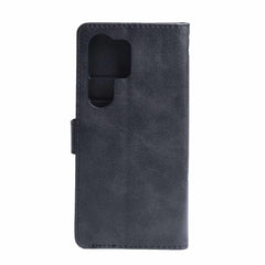 Blu Element Faux Leather Folio Case w/TPU Gelskin Black for Samsung Galaxy S24 Ultra