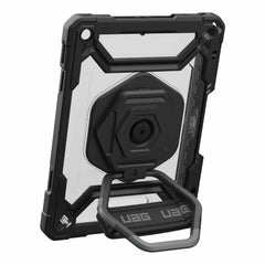 124471114340 Plasma Rugged Case w/Rotating Handstrap iPad 10.2 2021/10.2 2020/10.2 2019 Ice/Black
