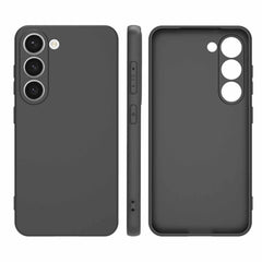 Bulk Packaging TPU Matte Finish Gelskin Case Black for Samsung Galaxy S23