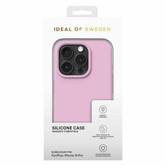Ideal of Sweden Silicone MagSafe Case Bubblegum Pink for iPhone 15 Pro