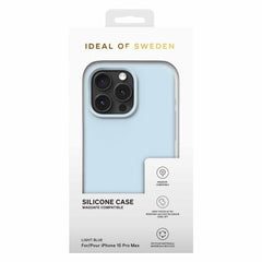 Ideal of Sweden Silicone MagSafe Case Light Blue iPhone 15 Pro Max