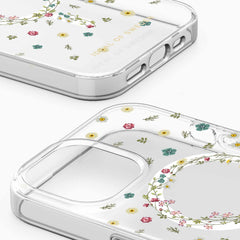 Ideal of Sweden Clear Mid MagSafe Case Petite Floral for iPhone 15