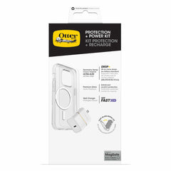 7881434 Protection+Power Kit (Symmetry Clear MagSafe w/Glass + Wall Charger 30W White) iPhone 16 Pro Max Clear