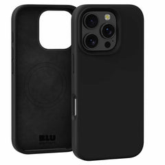 Blu Element Silicone MagSafe Case Black for iPhone 16 Pro Max