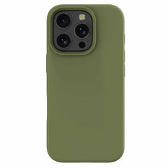 BESPIP161O3 Silicone MagSafe Case iPhone 16 Pro Olive