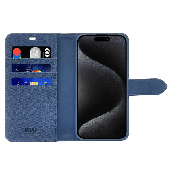 Blu Element Folio 2-in-1 Case Lazuli Blue for iPhone 16