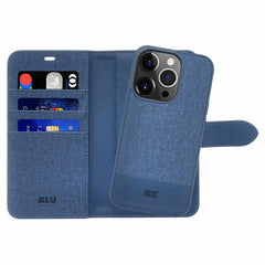 Blu Element Folio 2-in-1 Case Lazuli Blue for iPhone 16 Pro Max