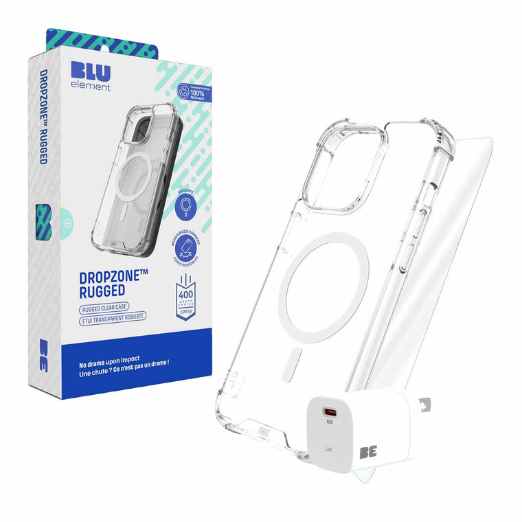 Blu Element Total Protection MagSafe Bundle for iPhone 16 Pro Max
