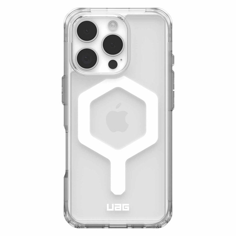 114480114341 Plyo MagSafe Rugged Case iPhone 16 Pro Ice/White