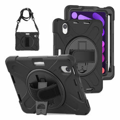 HYHDWMINI6SJPBKC Heavy Duty Case w/Kickstand/Built-in Screen Protector/Hand & Shoulder Strap iPad Mini 7/Mini 6 Black