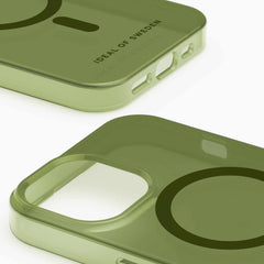 Ideal of Sweden Clear MagSafe Entry Case Khaki for iPhone 17e/16e/15/14/13