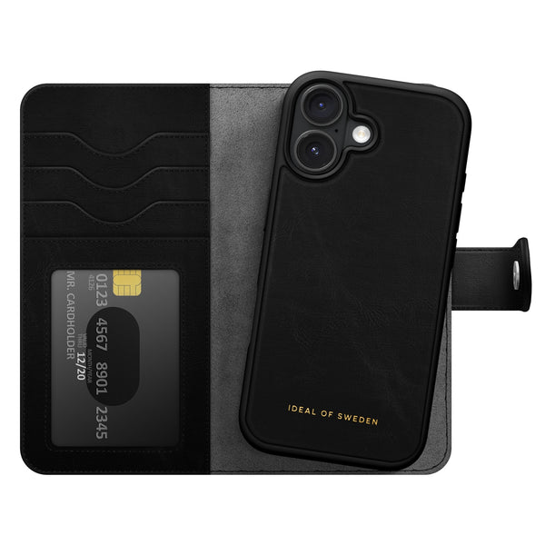 Ideal of Sweden Magnet+ Wallet MagSafe Case Black for iPhone 16