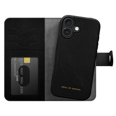 Ideal of Sweden Magnet+ Wallet MagSafe Case Black for iPhone 16