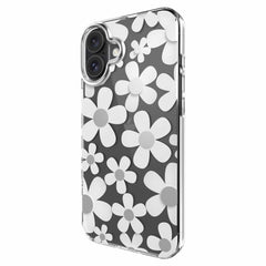 SwitchEasy Fleur 3D Case White for iPhone 16