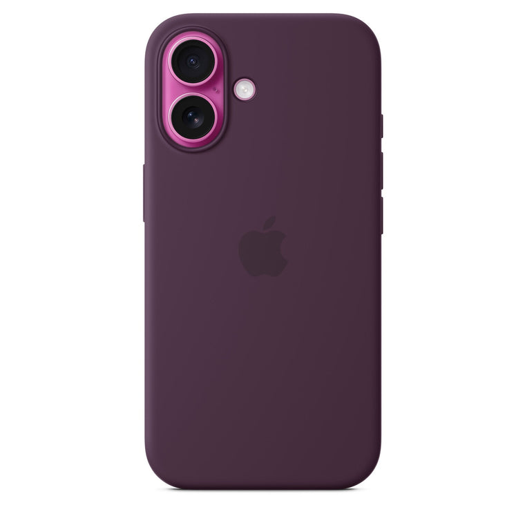 Apple Silicone MagSafe Case Plum for iPhone 16