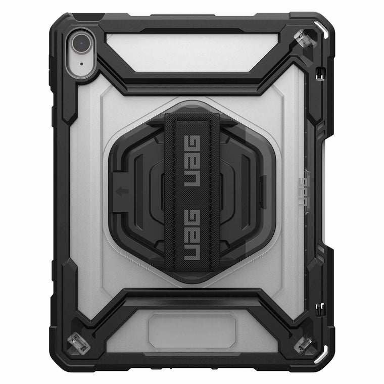 UAG Plasma Rugged Case w/Rotating Handstrap BULK Ice/Black for iPad 11 2025 (11th Gen)/iPad 10.9 2022 (10th Gen)