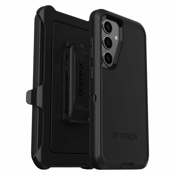OtterBox Defender Case with Holster Bulk Black for Samsung Galaxy S25+/Galaxy S24+ in Bulk Packaging