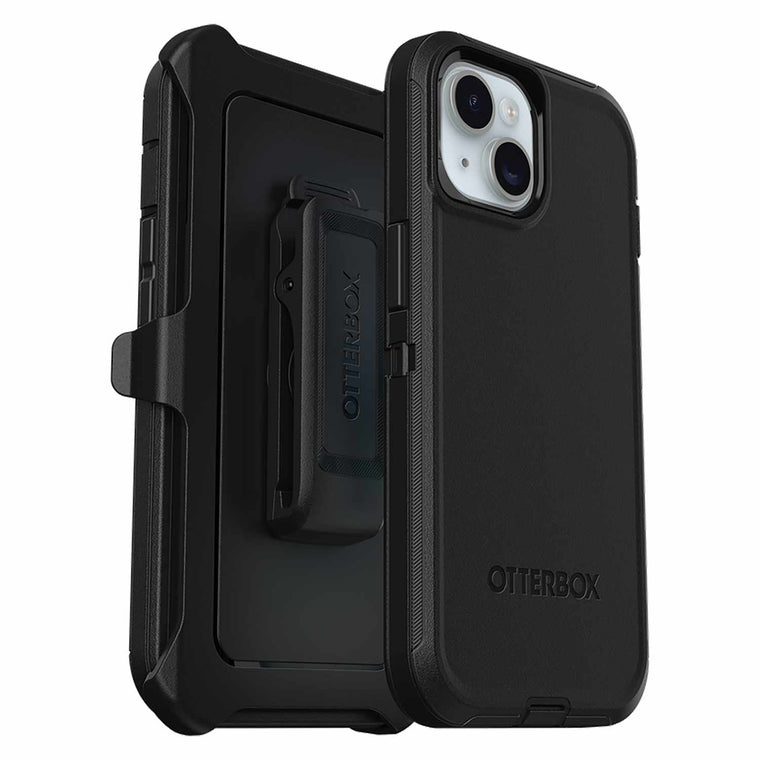 OtterBox Defender Pro MagSafe with Holster Black for iPhone 16e/15/14/13 in Bulk Packaging