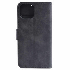 Blu Element Vegan Leather Folio Wallet Case Black for iPhone 16 Black