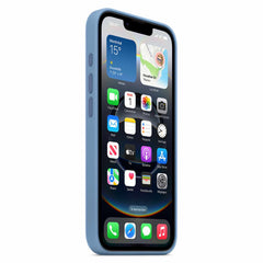 MD3Q4ZMA Silicone Case iPhone 16e Winter Blue