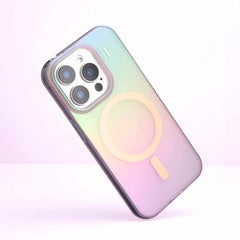 Ideal of Sweden Clear Case Mid MagSafe Shimmer for iPhone 17e/16e/15/14/13